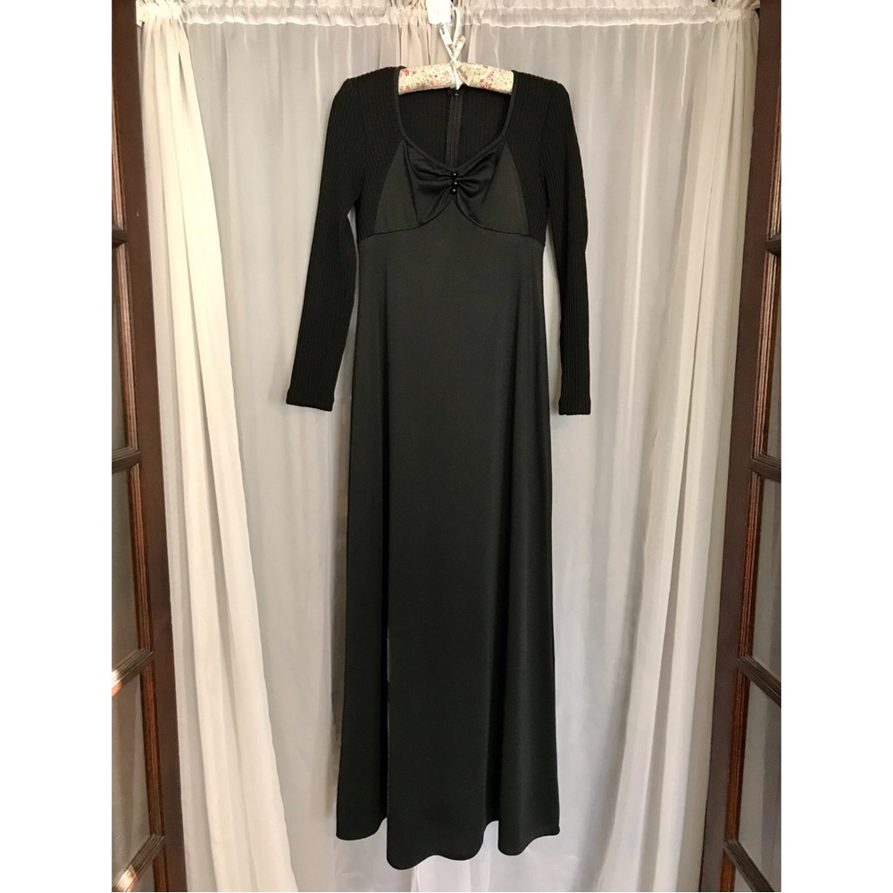 Black Vintage Maxi Dress